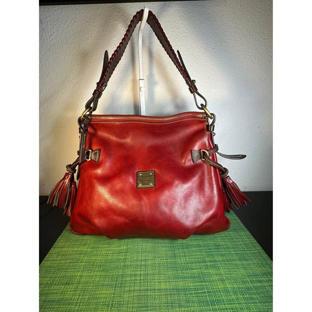 Dooney & Bourke Florentine Leather Teagan 30 Shoulder Bag - Picture 3 of 10